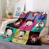 Carica l&#39;immagine nel visualizzatore Galleria, Betty Boop Coperta Flanella In Pile Gettare Cosplay Coperta Decorazione Della Stanza