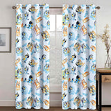 Carica l&#39;immagine nel visualizzatore Galleria, Bluey Curtains Blackout Window Treatments Drapes for Room Decoration