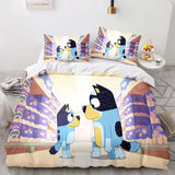 Load image into Gallery viewer, Bluey Pattern Bedding Set Quilt Cover Without Filler
