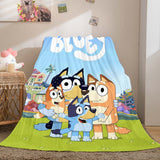 Load image into Gallery viewer, Bluey Pattern Blanket Flannel Throw Room Decoration