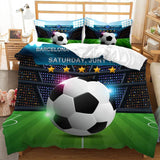 Load image into Gallery viewer, Football Print Bedding Set Duvet Cover Without Filler