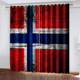 Load image into Gallery viewer, British flag Curtains Pattern Blackout Window Drapes