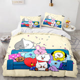Load image into Gallery viewer, Cartoon BT21 Bedding Set Throw Quilt Duvet Cover Bedding Sets