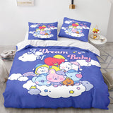 Load image into Gallery viewer, Cartoon BT21 Bedding Set Throw Quilt Duvet Cover Bedding Sets