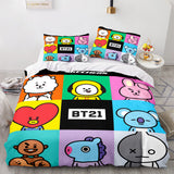 Load image into Gallery viewer, Cartoon BT21 Bedding Set Throw Quilt Duvet Covers Bedding Sets