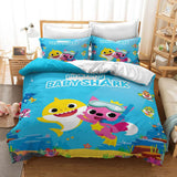 Carica l&#39;immagine nel visualizzatore Galleria, Baby Shark Set biancheria da letto per bambini Set copripiumino