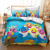 Carica l&#39;immagine nel visualizzatore Galleria, Baby Shark Set biancheria da letto per bambini Set copripiumino