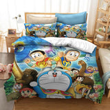 Load image into Gallery viewer, Cartoon Doraemon Cosplay Bedding Set Duvet Covers