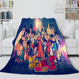 Carica l&#39;immagine nel visualizzatore Galleria, Coperta in pile di flanella di cartone animato Dragon Ball Coperte per cosplay