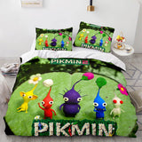 Carica l&#39;immagine nel visualizzatore Galleria, Set biancheria da letto Pikmin Set copripiumino trapuntato