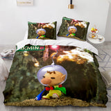 Laden Sie das Bild in den Galerie-Viewer, Cartoon Pikmin Cosplay Bettwäsche-Set Quilt Bettbezüge Bettwäsche-Sets