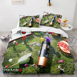 Carica l&#39;immagine nel visualizzatore Galleria, Set biancheria da letto Pikmin Set copripiumino trapuntato