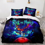 Load image into Gallery viewer, Cartoon Rick and Morty Cosplay Bedding Set Duvet Cover