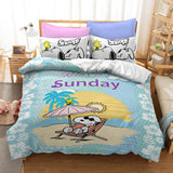 Load image into Gallery viewer, Snoopy Pattern Bedding Set Without Filler