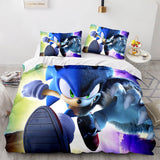 Carica l&#39;immagine nel visualizzatore Galleria, Cartoon Sonic The Hedgehog Set biancheria da letto Copripiumino Set lenzuola