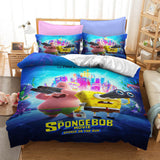 Laden Sie das Bild in den Galerie-Viewer, Cartoon SpongeBob SquarePants Bettwäsche-Set Bettbezug Bettwäsche-Sets