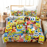 Laden Sie das Bild in den Galerie-Viewer, SpongeBob Schwammkopf Bettwäscheset Bettbezug Bettsets