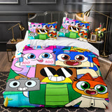Load image into Gallery viewer, Cartoon Unikitty Bedding Set Quilt Duvet Cover Bedding Sets for Kids