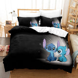 Load image into Gallery viewer, Cartoons Lilo and Stitch Cosplay Kids Bedding Set Duvet Cover Bed Sets