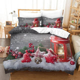 Load image into Gallery viewer, Christmas Pattern Bedding Set Quilt Cover Without Filler