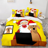 Load image into Gallery viewer, Christmas Pattern Bedding Sets Quilt Cover Without Filler