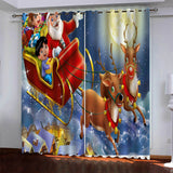 Load image into Gallery viewer, Christmas Pattern Curtains Blackout Window Drapes