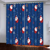 Load image into Gallery viewer, Christmas Pattern Curtains Blackout Window Drapes