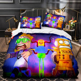 Load image into Gallery viewer, Comedy Rick and Morty Bedding Sets Pattern Quilt Cover Without Filler