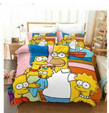 Load image into Gallery viewer, Comedy The Simpsons Bedding Sets Pattern Quilt Cover Without Filler