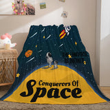 Laden Sie das Bild in den Galerie-Viewer, Eroberer des Weltraums Cosplay Flanell-Fleece-Decke Steppdecke Nickerchen
