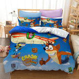 Load image into Gallery viewer, Crash Bandicoot Cosplay Kids Bedding Set UK Quilt Duvet Cover Bed Sets