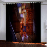 Load image into Gallery viewer, Crash Bandicoot Pattern Curtains Blackout Window Drapes