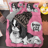 Load image into Gallery viewer, Cute Dog Cartoon Pug Bedding Set Quilt Duvet Cover Bed Sets