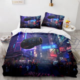 Load image into Gallery viewer, Cyberpunk Pattern Bedding Set Quilt Covers