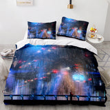 Load image into Gallery viewer, Cyberpunk Pattern Bedding Set Quilt Covers