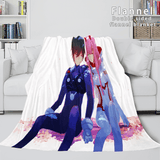Load image into Gallery viewer, DARLING in the FRANXX Cosplay Flannel Fleece Blanket Wrap Nap Quilt
