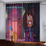 Load image into Gallery viewer, Dead End Paranormal Park Curtains Pattern Blackout Window Drapes