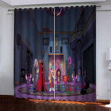 Load image into Gallery viewer, Dead End Paranormal Park Curtains Pattern Blackout Window Drapes