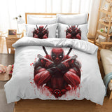 Laden Sie das Bild in den Galerie-Viewer, Deadpool 2 Cosplay UK Bettwäsche-Set Bettbezug Weihnachten Bettwäsche-Sets