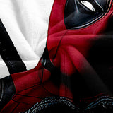 Load image into Gallery viewer, Deadpool Pattern Blanket Flannel Throw Room Decoration