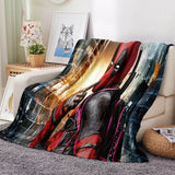 Load image into Gallery viewer, Deadpool Pattern Blanket Flannel Throw Room Decoration