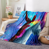 Load image into Gallery viewer, Deadpool Pattern Blanket Flannel Throw Room Decoration