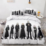 Laden Sie das Bild in den Galerie-Viewer, Demon Slayer Bettwäsche-Set Cosplay Bettbezug Bettlaken ohne Füllstoff