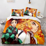 Load image into Gallery viewer, Demon Slayer Bedding Set Quilt Covers Without Filler