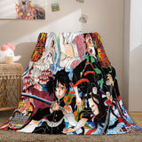 Laden Sie das Bild in den Galerie-Viewer, Demon Slayer Bettwäsche Flanell-Fleece-Decke