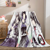 Load image into Gallery viewer, Demon Slayer Cosplay Flannel Fleece Blanket Wrap Nap Quilt Blanket