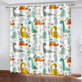 Load image into Gallery viewer, Dinosaur Curtains Blackout Window Treatments Drapes Room Decoration