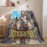 Load image into Gallery viewer, Disenchantment Blanket Flannel Throw Room Decoration