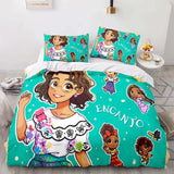 Laden Sie das Bild in den Galerie-Viewer, Disney Encanto Bettwäsche-Set Quilt Bettbezüge Kissenbezüge Bettwäsche-Sets
