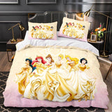 Laden Sie das Bild in den Galerie-Viewer, Disney Prinzessin Schneewittchen Cinderella Belle Bettwäsche-Set Bettbezug